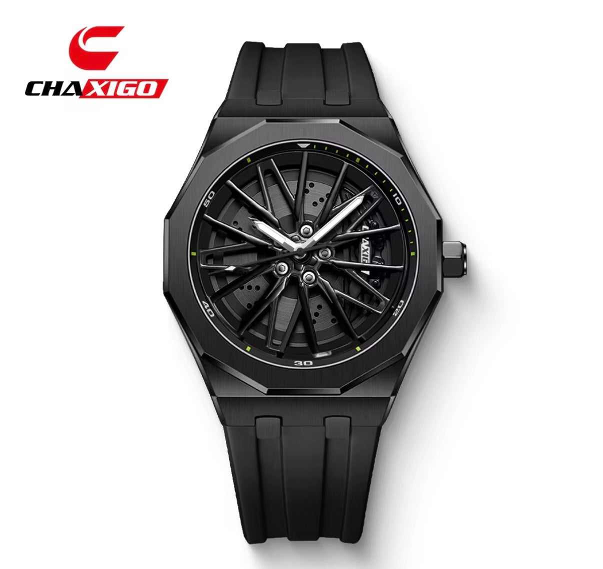 All black Lambo watch