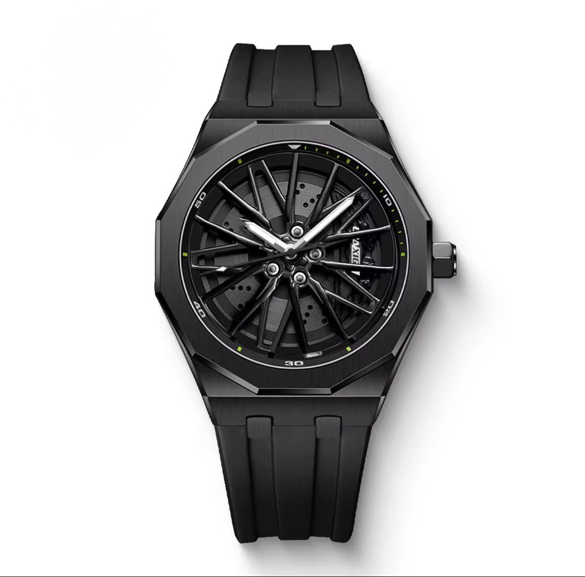 All black Lambo watch